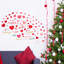 Décalcomanie murale citations françaises italiennes de noël