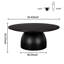 Table basse ronde noire moderne de 35,43 pouces-1082928113