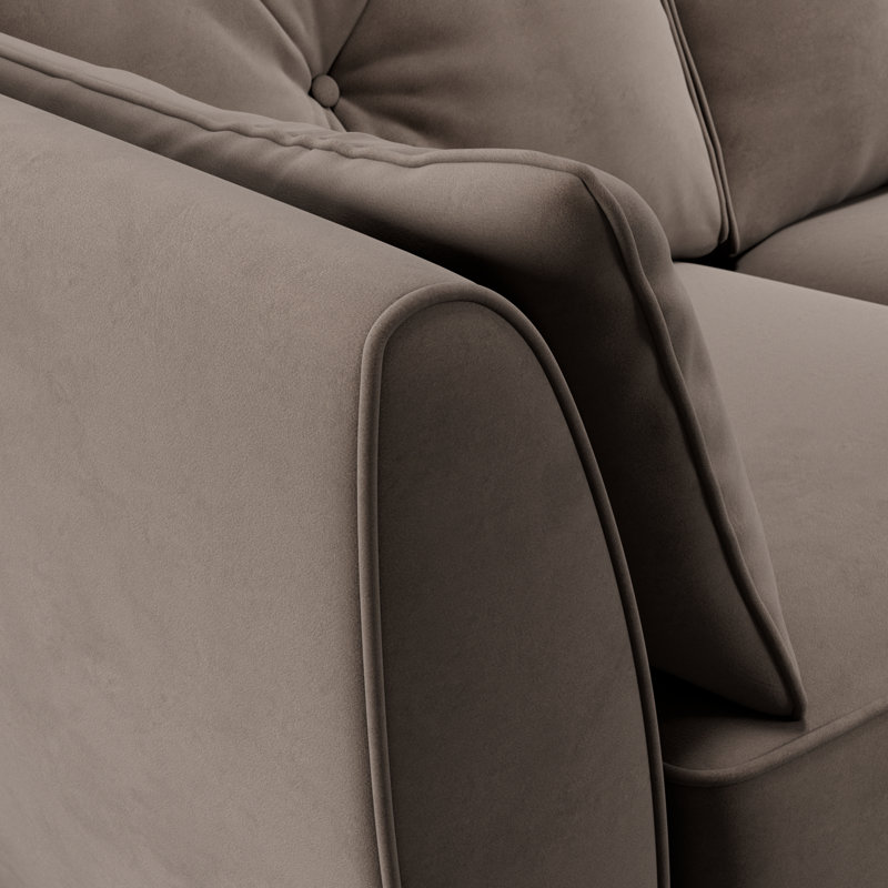 Birjesh 2 Seater Sofa, Beige Wood, Mole