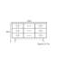 Buffet haut de gamme moderne et minimaliste
