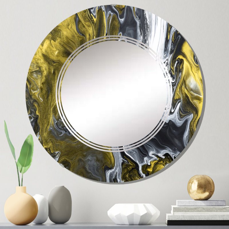 Circle Mirror, 24" x 24"