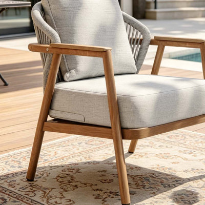 Outdoor Rope Club Chair