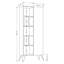 Bibliothèque moderne scandinave, chêne et anthracite, 31,1 po x 74,8 po x 12,6 po | 100% panneau de particules enduit de mélamine, épaisseur: 0,7 pouce | Pieds en métal, charnières à fermeture en douceur, fixation murale, capacité de tablette de 66 lb, solution de rangement élégante-1239153863