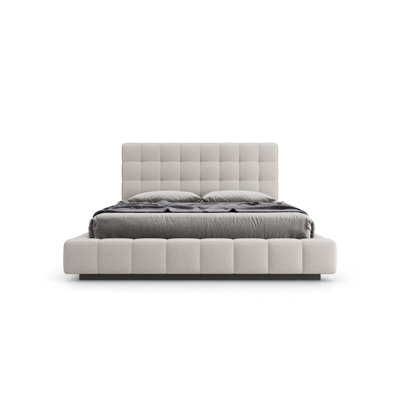 Aathish Upholstered Wingback Bed