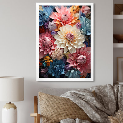 «Colorfull Mums Serene I», reproduction sur toile