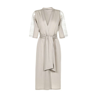 Estelle Cotton Blend Mid-Calf Bathrobe