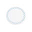 VIDA Round Embroidered Quatrefoil 15.5" Round Placemats-928480941