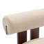Chaise d'appoint moderne et sculpturale, beige-225040728