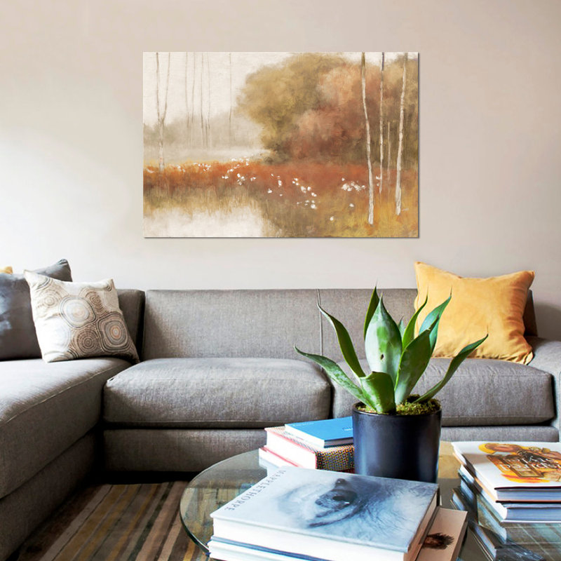 " Autumn Midst " by Julia Purinton, 8" H x 12" W x 0.75" D, Wrapped Canvas, No Matte