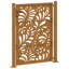 Vidaxl Patio Gate Steel Wave Design-113055144-113055141
