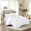 Couette 21 en microfibre pour lit double / grand avec housse à volants