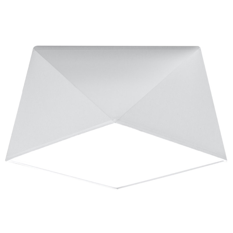 Carden Flush Mount, White, 15cm H x 30cm W x 30cm D