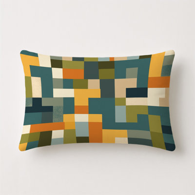 Mosaic Mosaic Indoor And Outdoor Pillow