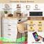 Îlot de cuisine avec roulettes Dawson, extensible-129993339