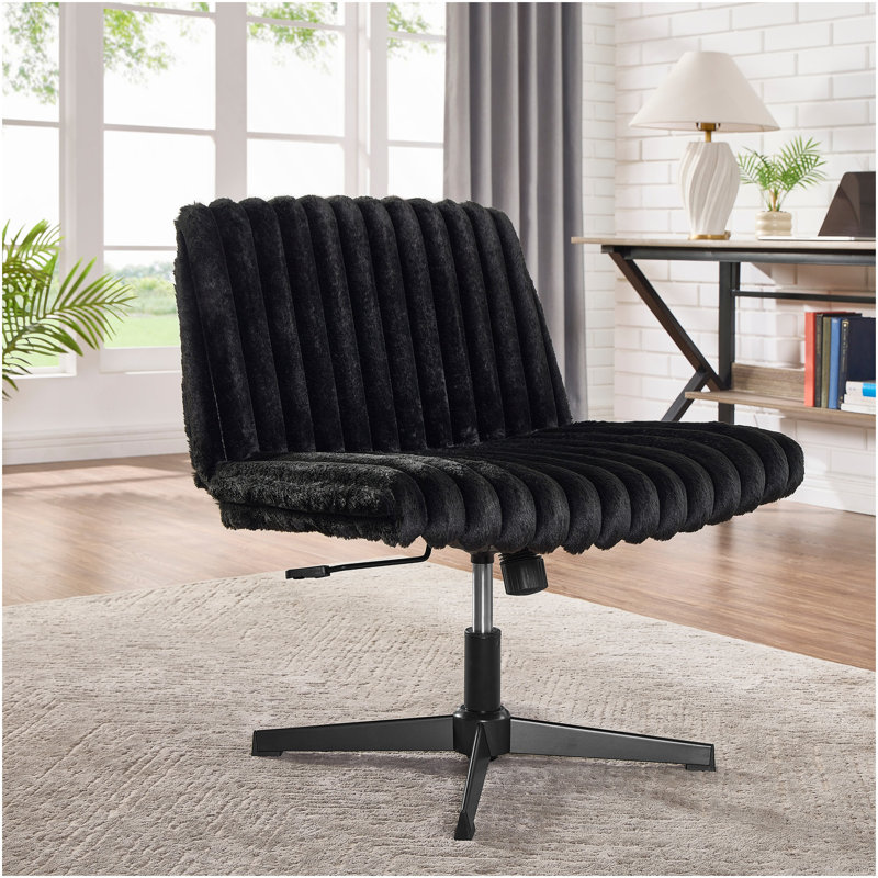 Chaise de coiffeuse Blynn, Noir