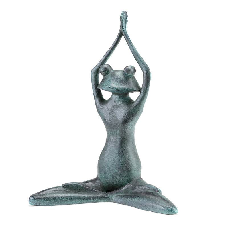 Frog Weather Resistant Metal Garden Statue