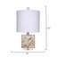 Garbo Mother of Pearl Table Lamp with Linen Shade, Grey-1531914872-1531914873
