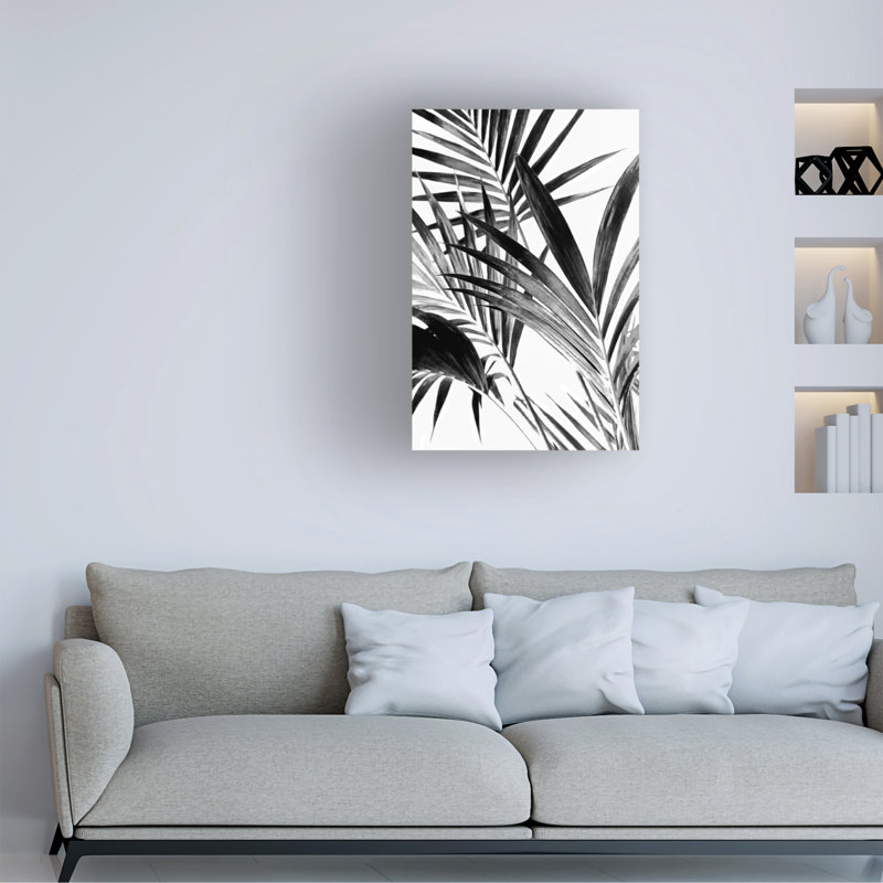 Art sur toile, noir et blanc 02, H 16 po x l 24 po