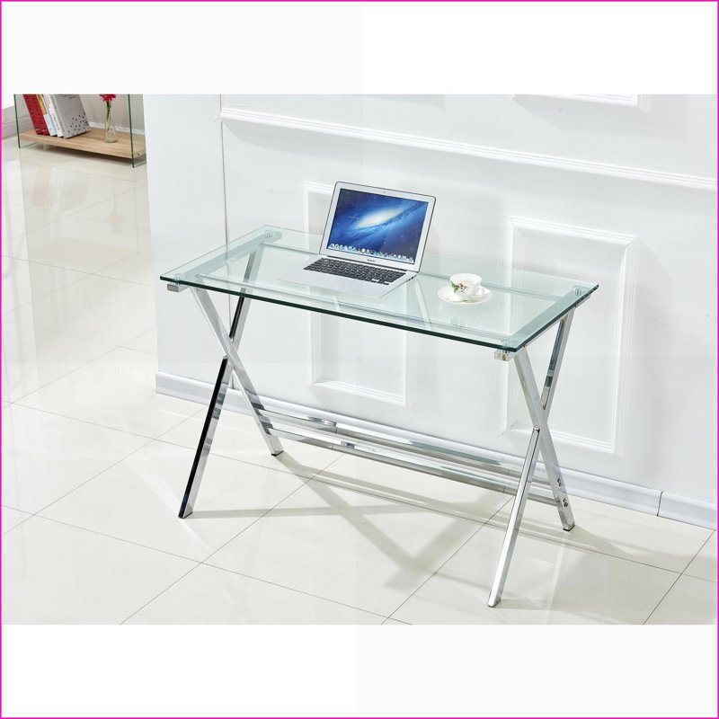 Table basse en verre trempé peu encombrant pour le salon, bords arrondis faciles à nettoyer