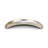 Ecara Gold Accented Silver Metal Catchall Dish-1762406394