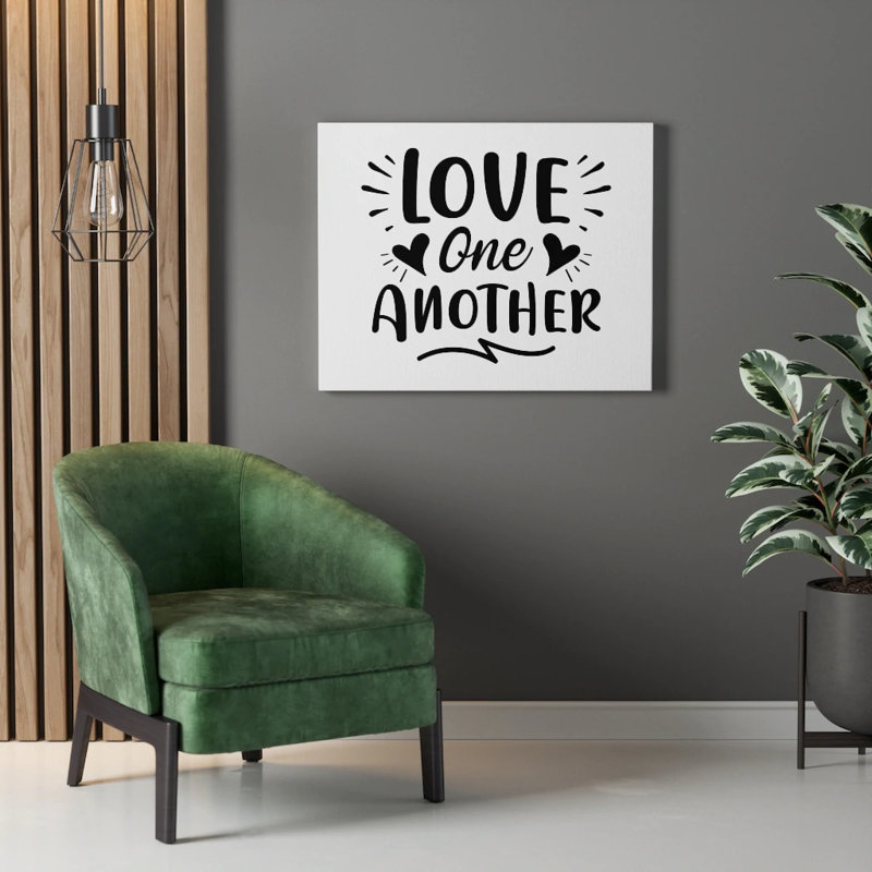 Love One Another - Wrapped Canvas Print, 61cm H x 76cm W