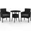 Outdoor Rattan Chairs and Side Table-1854214462