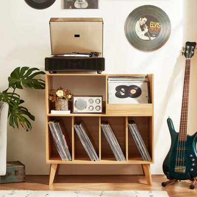 Large Record Player Stand