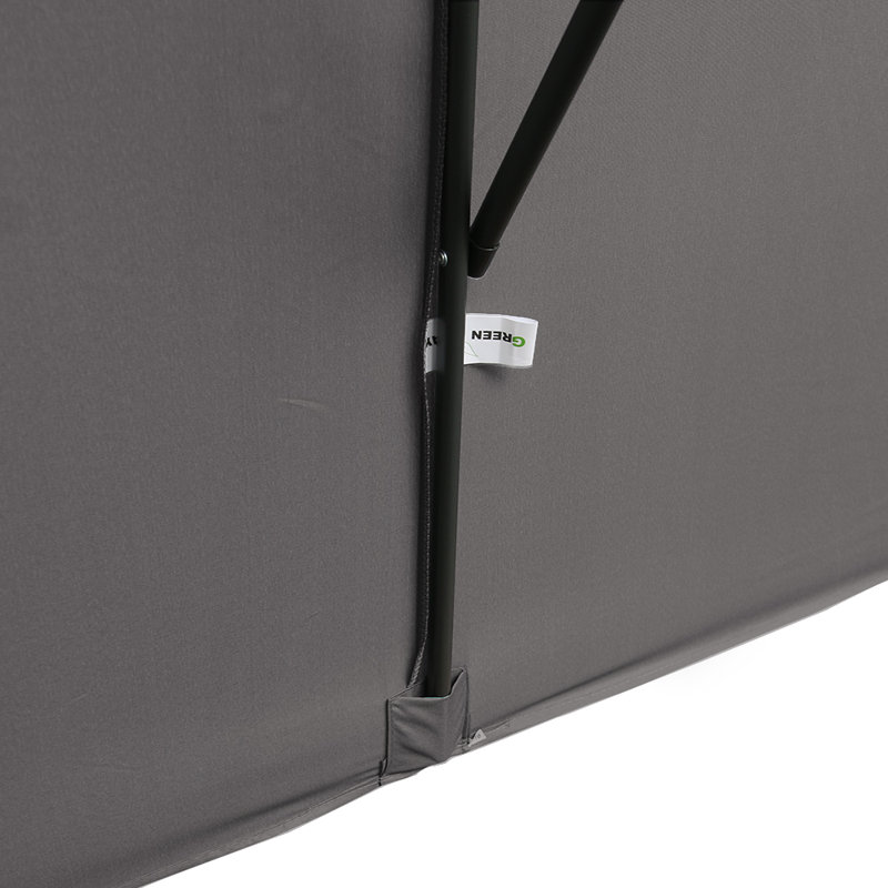 Angellique 300cm X 200cm Rectangular Market Parasol, Grey