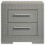 Table de chevet 2 tiroirs Pierce Grey-1367797940