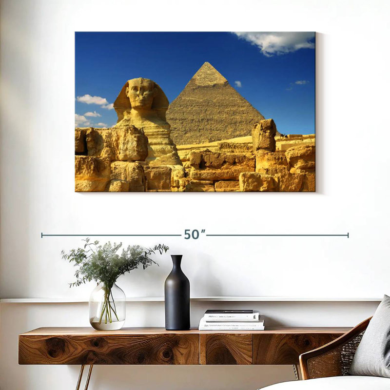 Adella Sphinx In Giza, 26" H x 39" W