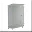 Armoire de rangement d'angle grise avec tablette réglable-248040453