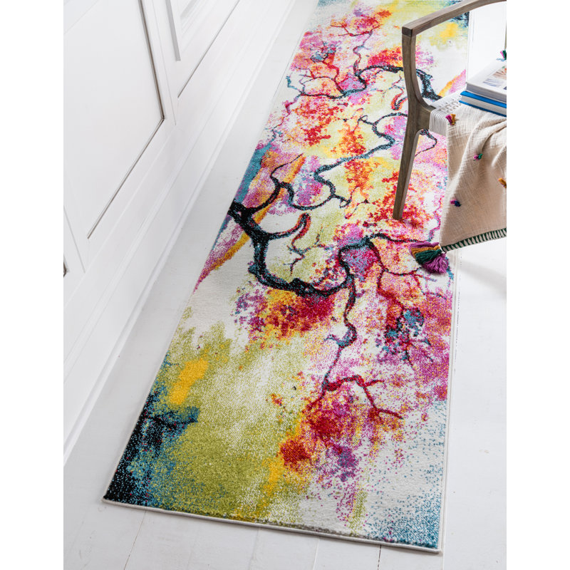 Lorene Floral Indoor Rug, Runner 2'7" x 10'