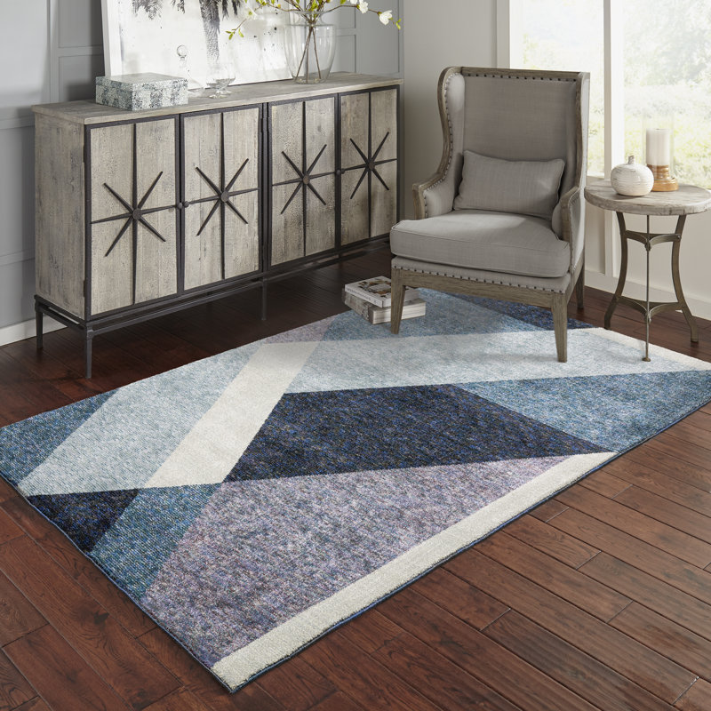 Sisto Performance Abstract Indoor Rug, Rectangle 8'6" x 11'7"