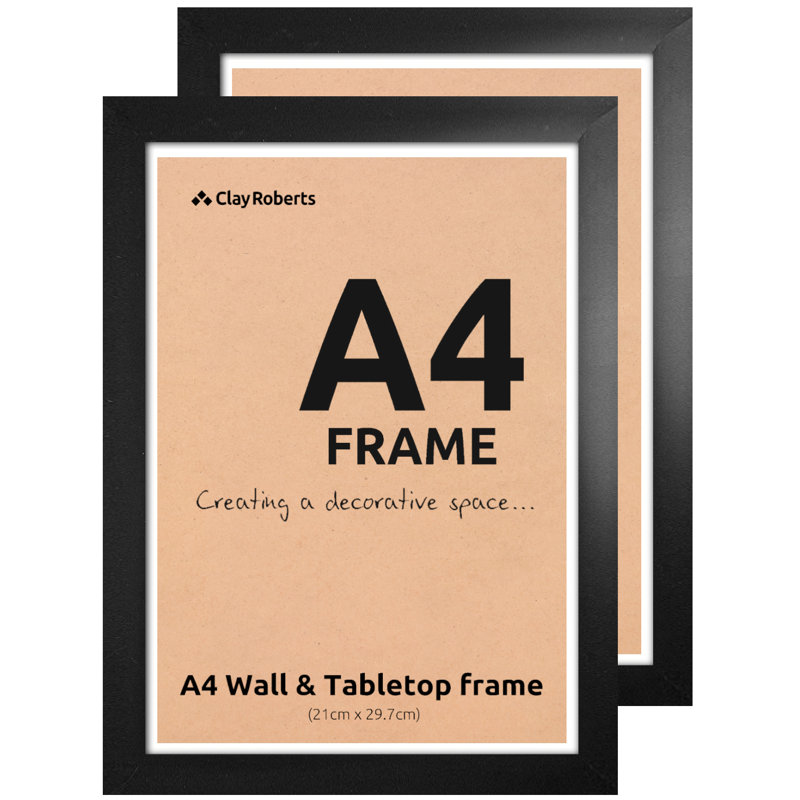 Single Picture Frame - Frames Included: 2, Black