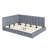 Full Size Upholstered Daybed/Sofa Bed Frame-542965029