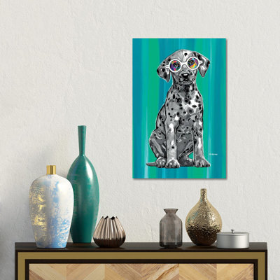 BW Dalmatian by P.D. Moreno - No Frame Gallery-Wrapped Canvas Giclée on Canvas