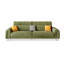 Coussin en chenille vert-685692372-685692368