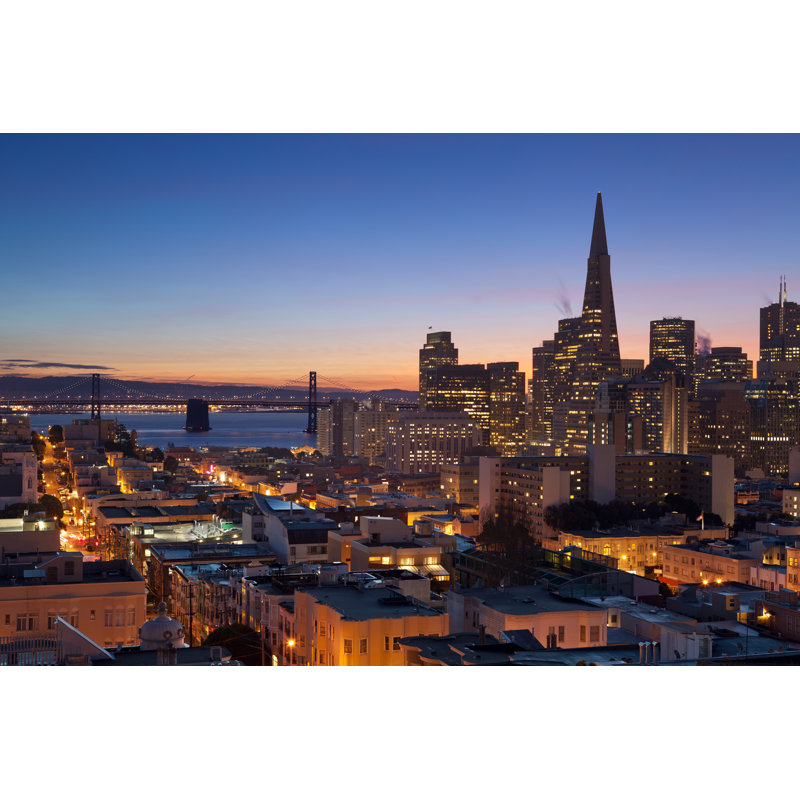 Avariella Bay Bridge - Wrapped Canvas Print, 51cm H x 76cm W x 3.8cm D