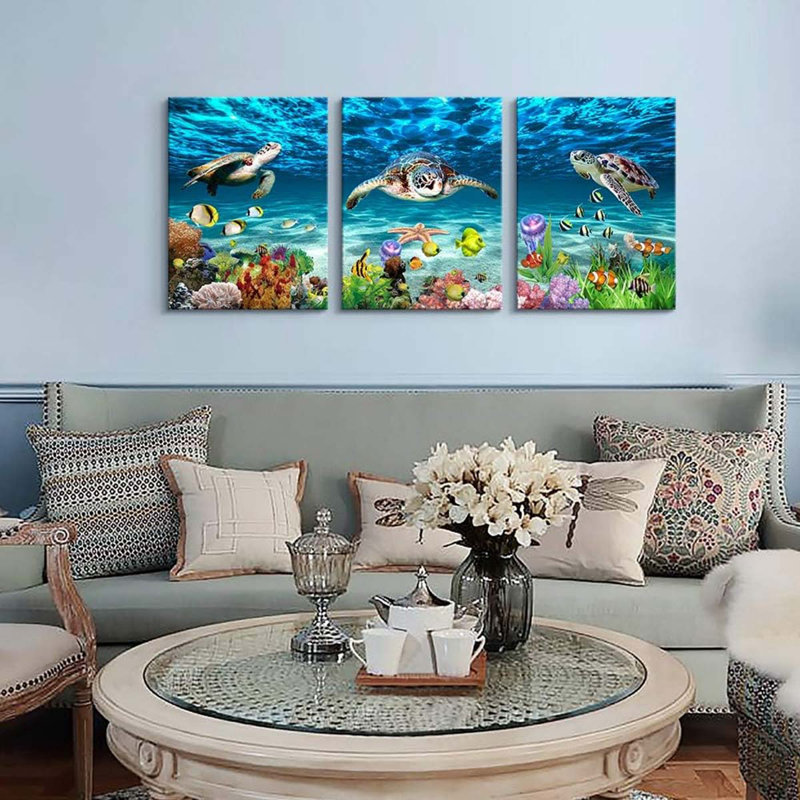 3 Piece Wrapped Canvas Wall Art