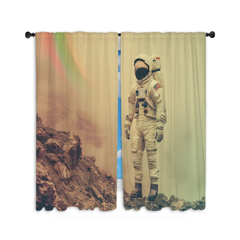 Paire de rideaux obscurcissant en polyester Hesta, L 20 po x L 54 po