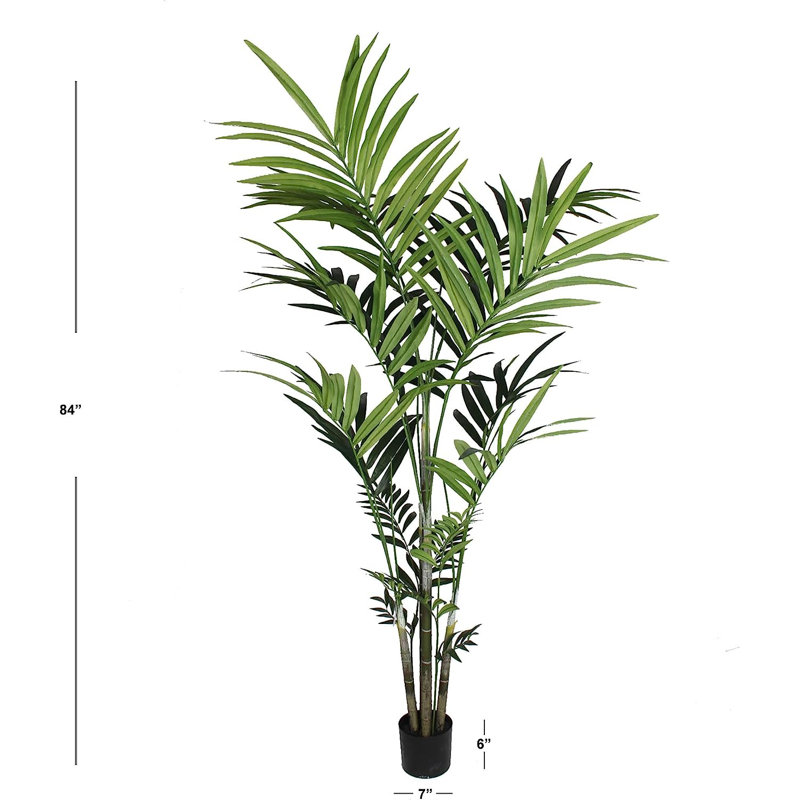 84 po haut palmier artificiel en pot