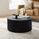 Jadida Modern 35.5" Round Storage Coffee Table