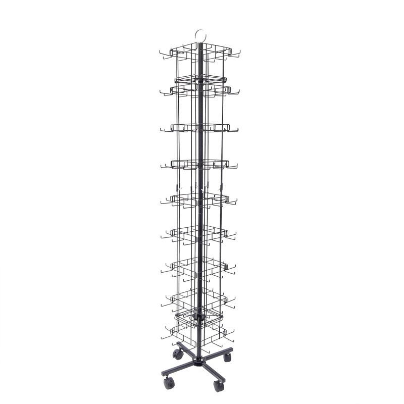 70" H Rotating Metal Brochure and Pamphlet Rack