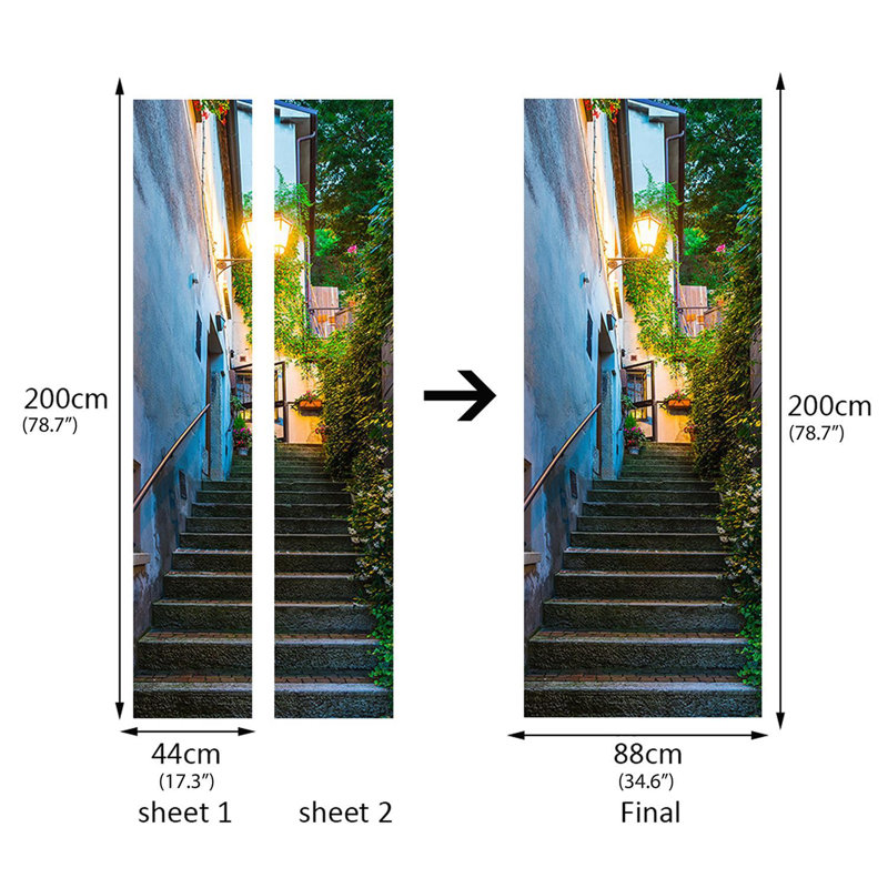 Landscape & Nature Door Decal
