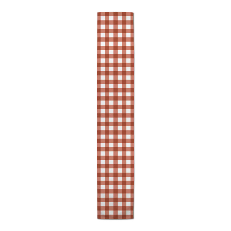 Chemin de table Cadejuste, P 16 po x L 72 po, Orange