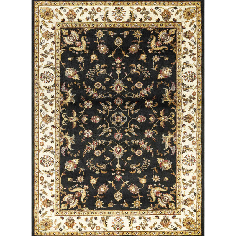 Tapis classique, Rectangulaire 2 pi x 3 pi, Noir