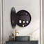 24X24 Inch Black Metal Framed Wall Mount Bathroom Medicine Cabinet With Mirror