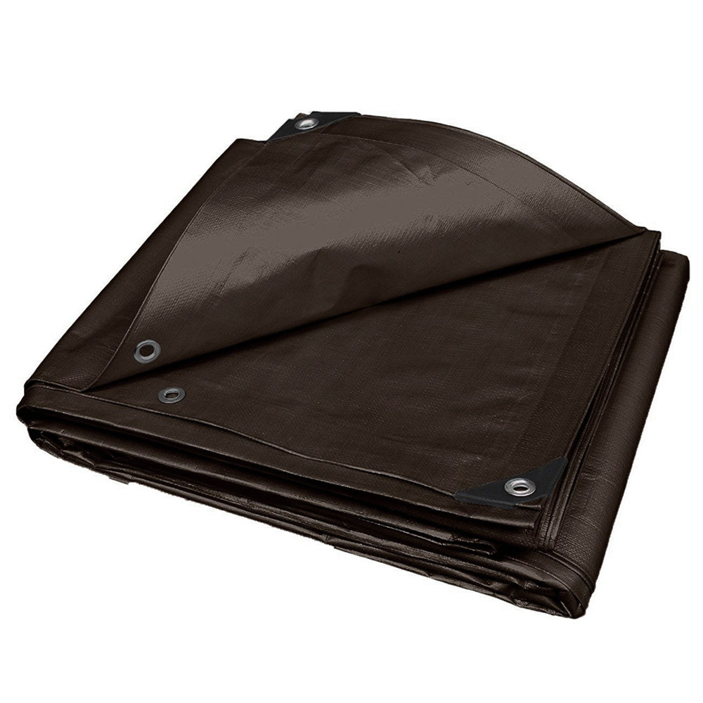 Heavy Duty 16 Mil PVC Waterproof Tarpaulin – Boat Cover, Tent Canopy, Shade – UV & Rip Proof, 440GSM