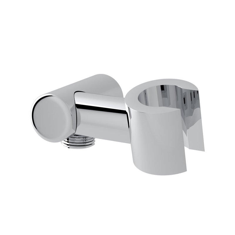 Handshower Outlet With Holder, Polished Chrome
