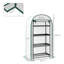 Claudette 4 Tier Mini Greenhouse for Outdoor Portable 80 x 49 x 160cm White